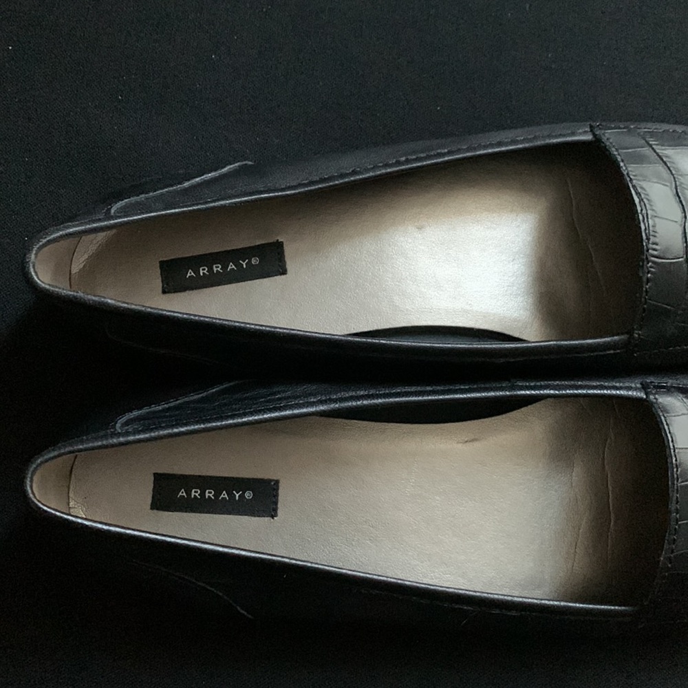 Array Freedom Alligator Embossed Leather Flats - image 5